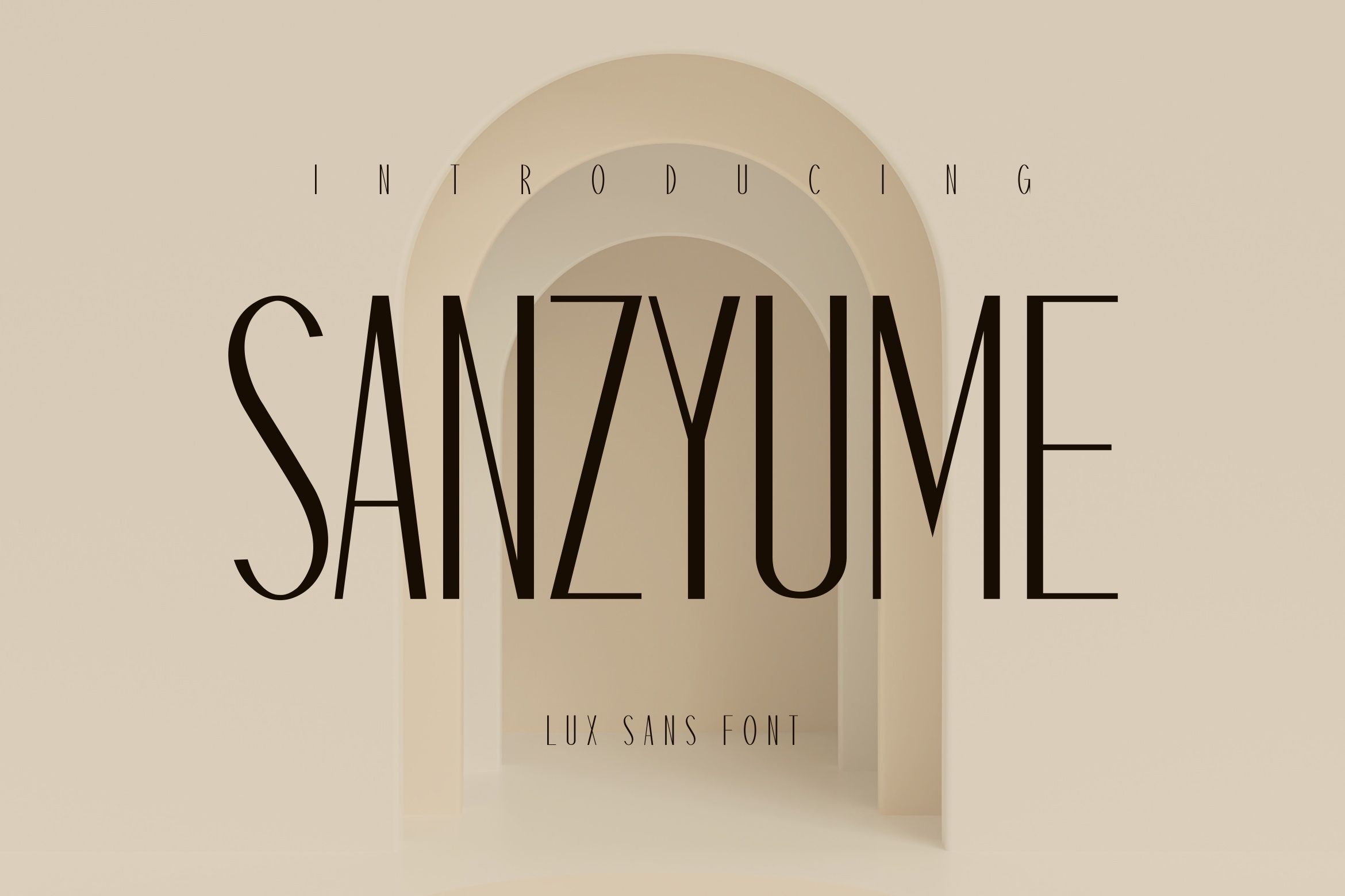 Sanzyume Font preview
